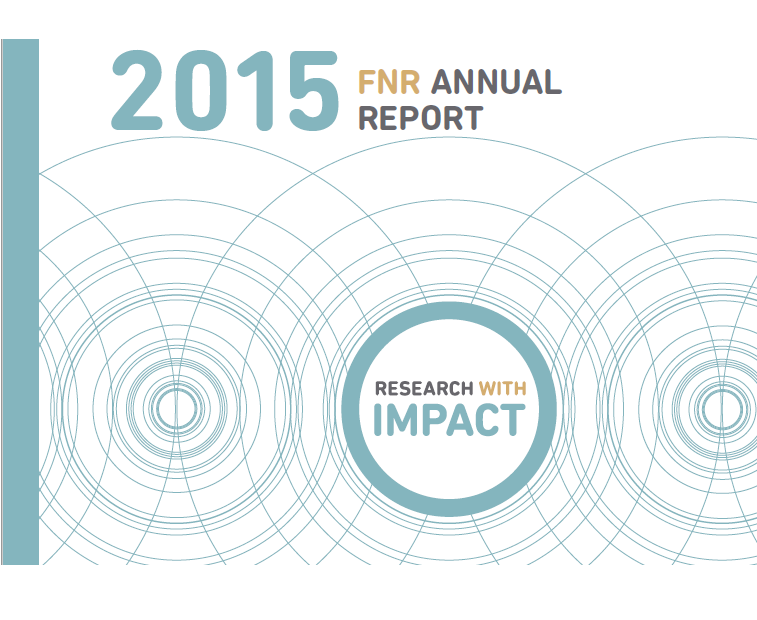 Presentation of the 2015 FNR Annual Report