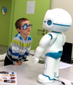 QTrobot facilitating autism education