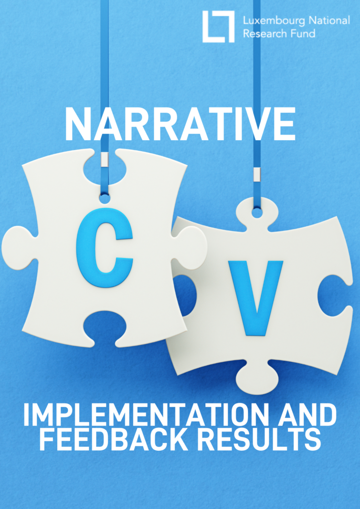 In 2021, the FNR introduced a narrative-style CV template as a requirement for applicants to all funding schemes. A feedback survey was launched simultaneously to gather feedback on the new CV, from applicants, panel members and reviewers. The report is now available.