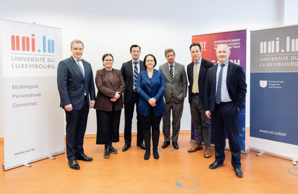 On 29 March 2023, the University of Luxembourg inaugurated the National Centre of Excellence in Financial Technologies (NCER-FT), with significant co-funding from the FNR and support from the ministries of Higher Education & Research, and Finance. The NCER-FT is an interdisciplinary initiative that focuses on the financial industry’s technological challenges and opportunities.