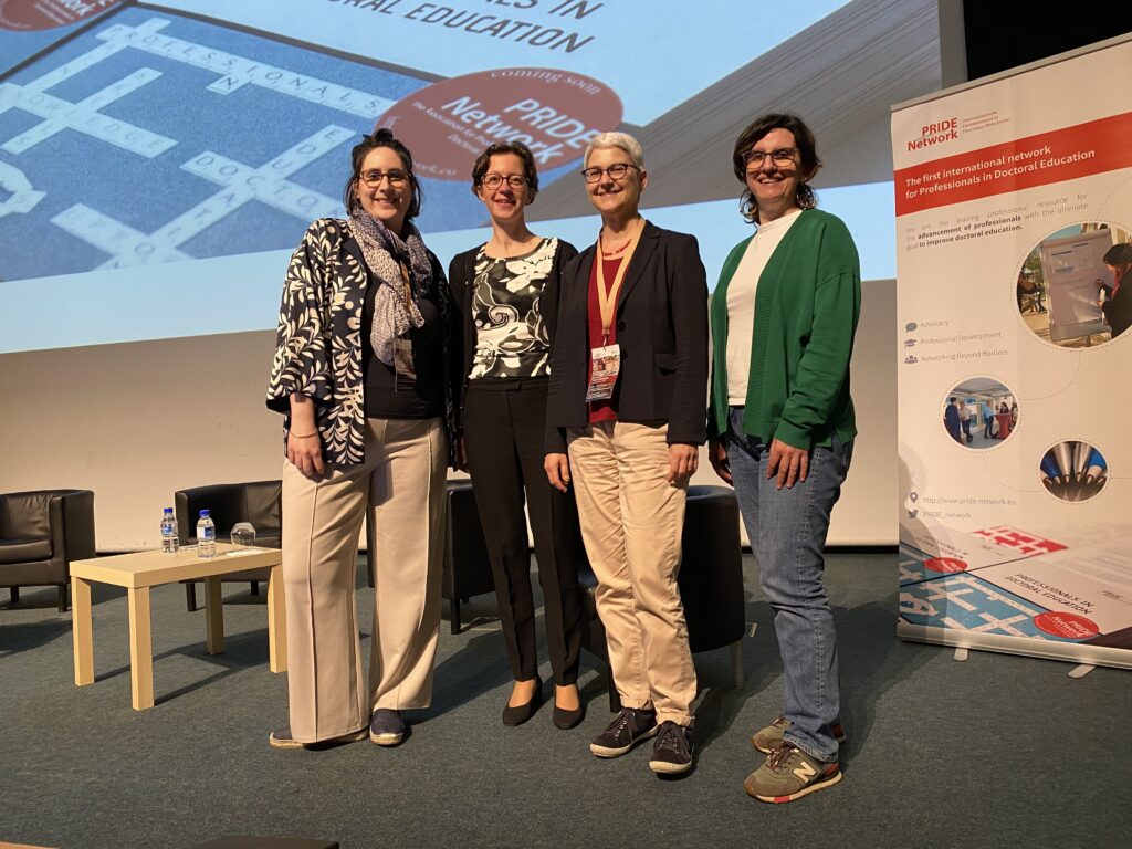 A delegation from the University of Luxembourg (UL) and the FNR participated at the 2023 Annual Conference of the PRIDE network (Professionals in Doctoral Education) at the University of Porto. This network, founded in 2017, brings together academics and administrative staff active in all fields of doctoral education, from 15 different countries. 