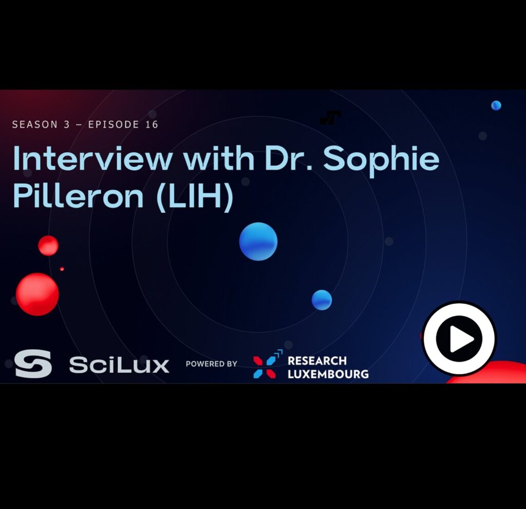 The newest episode in the SciLux-Research Luxembourg-RTL Today series features FNR ATTRACT Fellow Dr Sophie Pilleron from the Luxembourg Institute of Health (LIH) speaking about cancer in older adults.