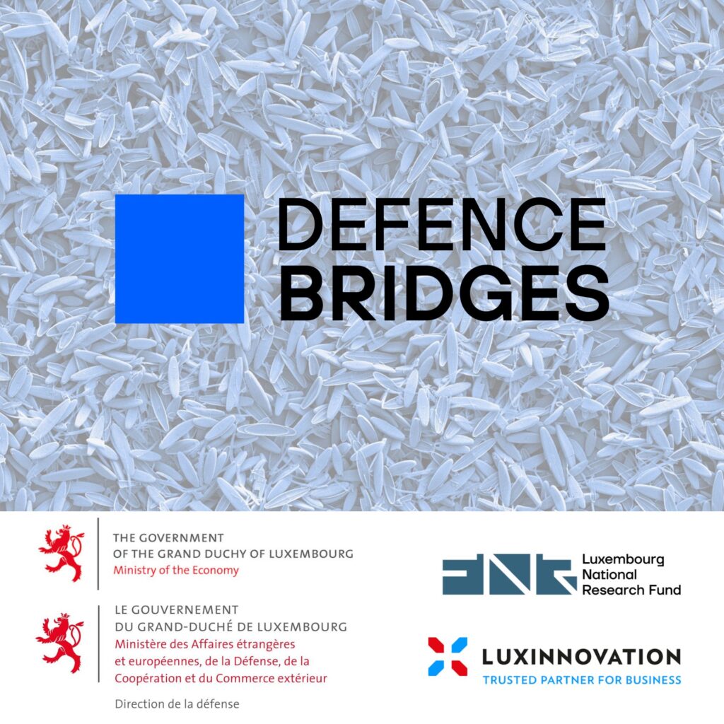 The Directorate of Defence of the Ministry of Foreign and European Affairs, the Ministry of the Economy, the FNR and Luxinnovation join forces to offer a new funding opportunity to enterprises and research organisations (“Stakeholders”) looking to develop defence technologies (products, services and systems). Phase 1 project proposals can be submitted from 15 April until 14 June, Phase 2 deadline is 30 September 2024. A webinar for applicants takes place on 29 March.